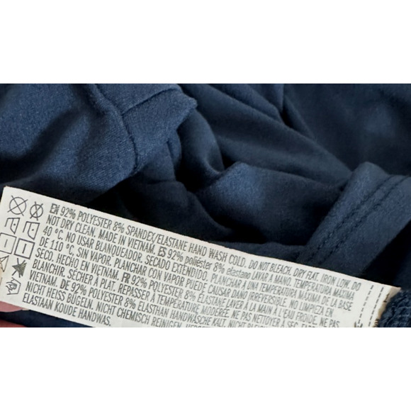 Forever 21 Blue Fitted Stretch Bell Tie Sleeve Mini Dress Medium - Picture 6 of 6